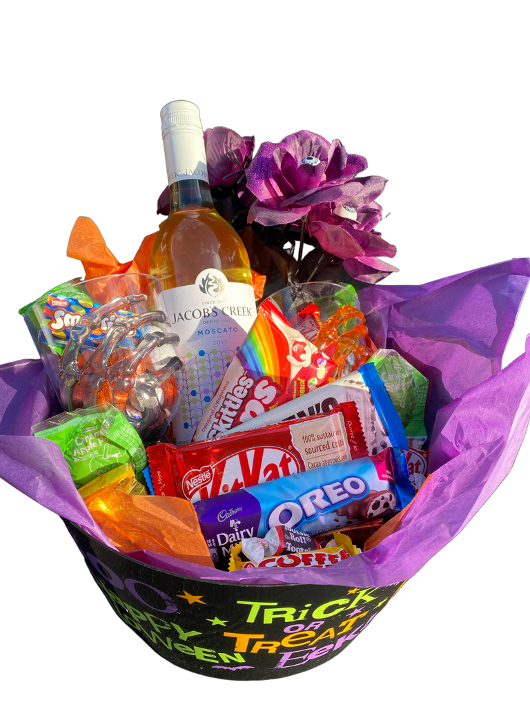 Happy HalloWINE Basket
