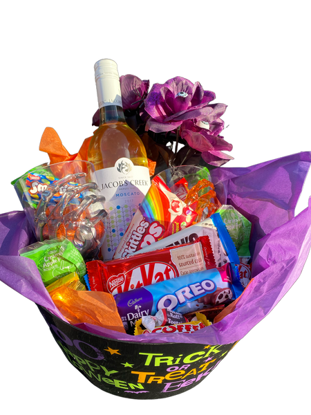 Happy HalloWINE Basket