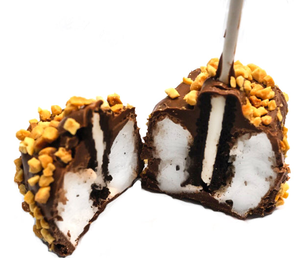 Oreo Stuffed Marshmallow Pops